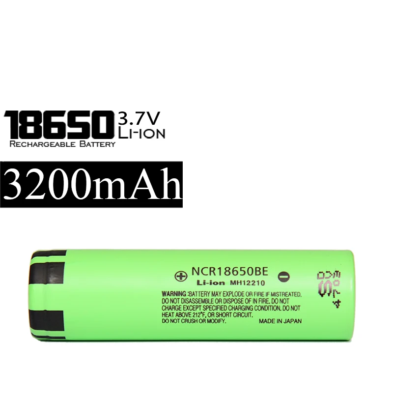 4 X батареи 18650 3 7 v Li Ion 3200mah аккумуляторная батарея для Panasonic NCR18650|3.7v li-ion|3.7v li-ion
