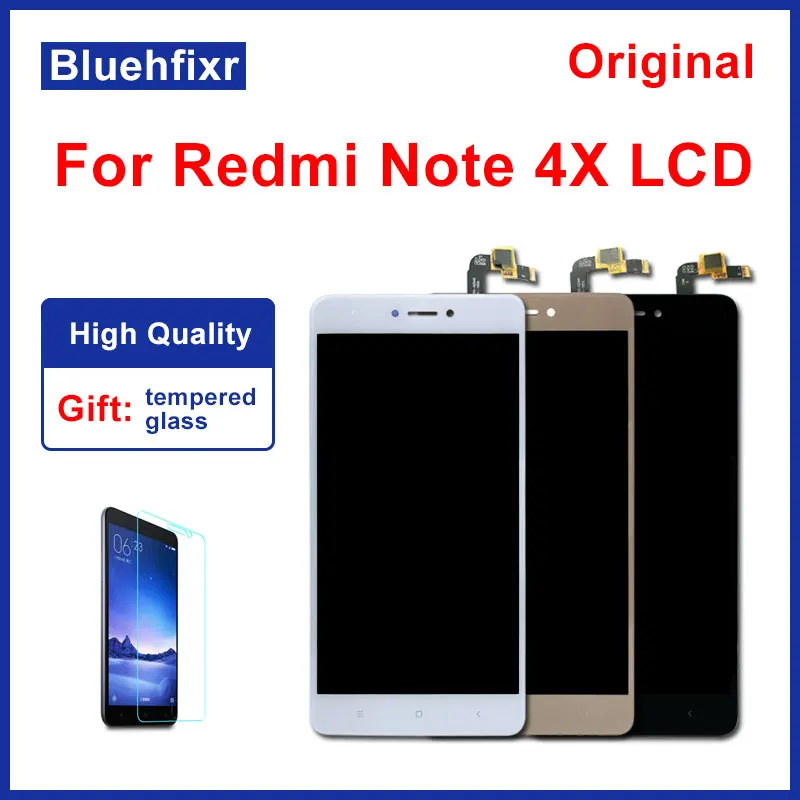 Оригинальный Для Xiaomi Redmi Note 4X ЖК дисплей сенсорный экран с рамкой для 4 глобальная