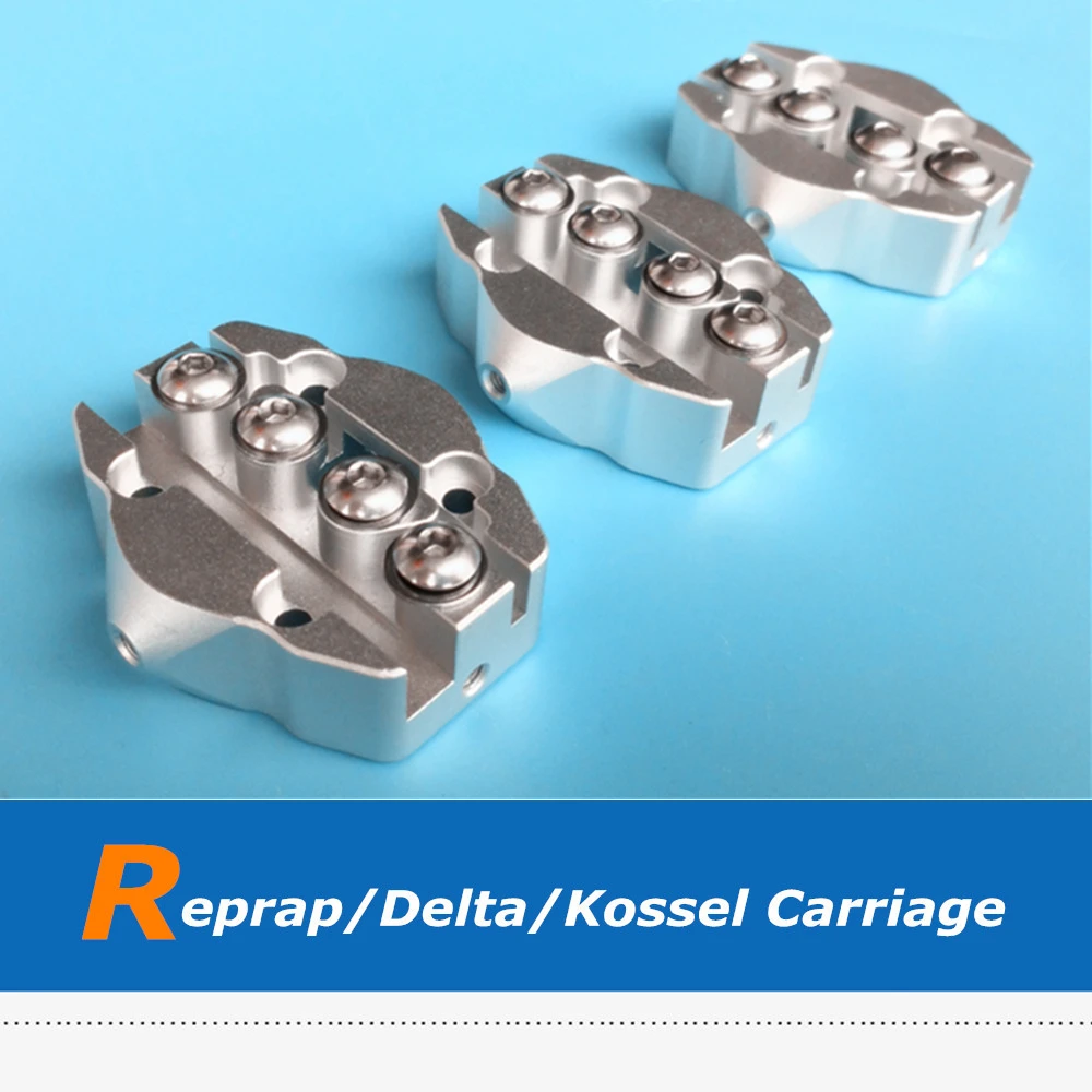 3 шт./лот Kossel Delta Mini Slide Effector алюминиевый сплав M3 снасть каретка для 3D принтера|for 3d