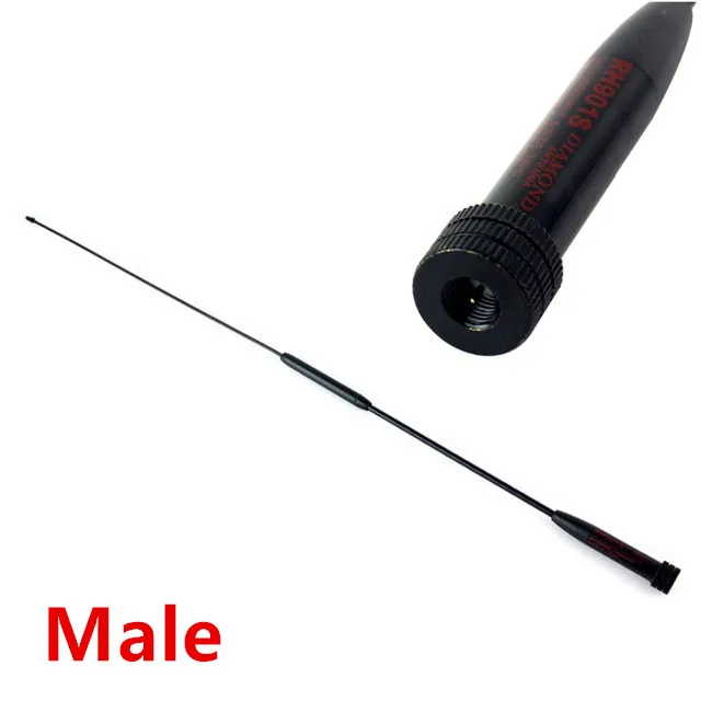 Male Антенна RH901S SMA-Female/M/BNC 144/430 МГц двухдиапазонная антенна для BaoFeng BF-UVB3 плюс UV-82 UV-5R GT-3 плюс UV-5RE BF-888S радио - Цвет: Male