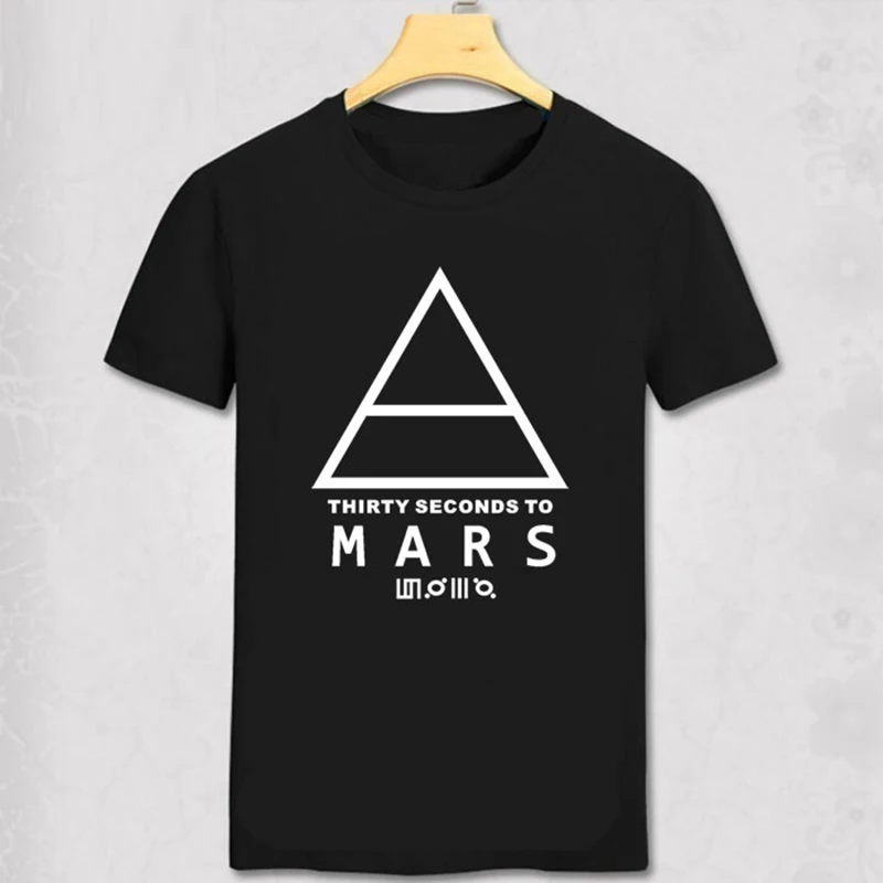 30STM рубашка с логотипом 30 Seconds To Mars Мужская футболка буквенным принтом