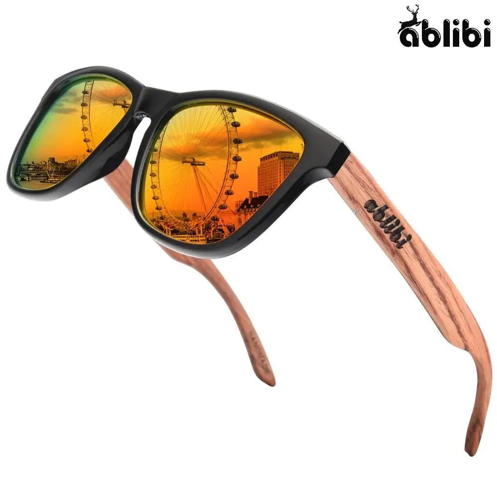

Sunglasses Women,2019 Vintage Wooden Polarized Eyewear Zebra Wood Sun Glasses UV400 Protection Wooden Original Gift Box