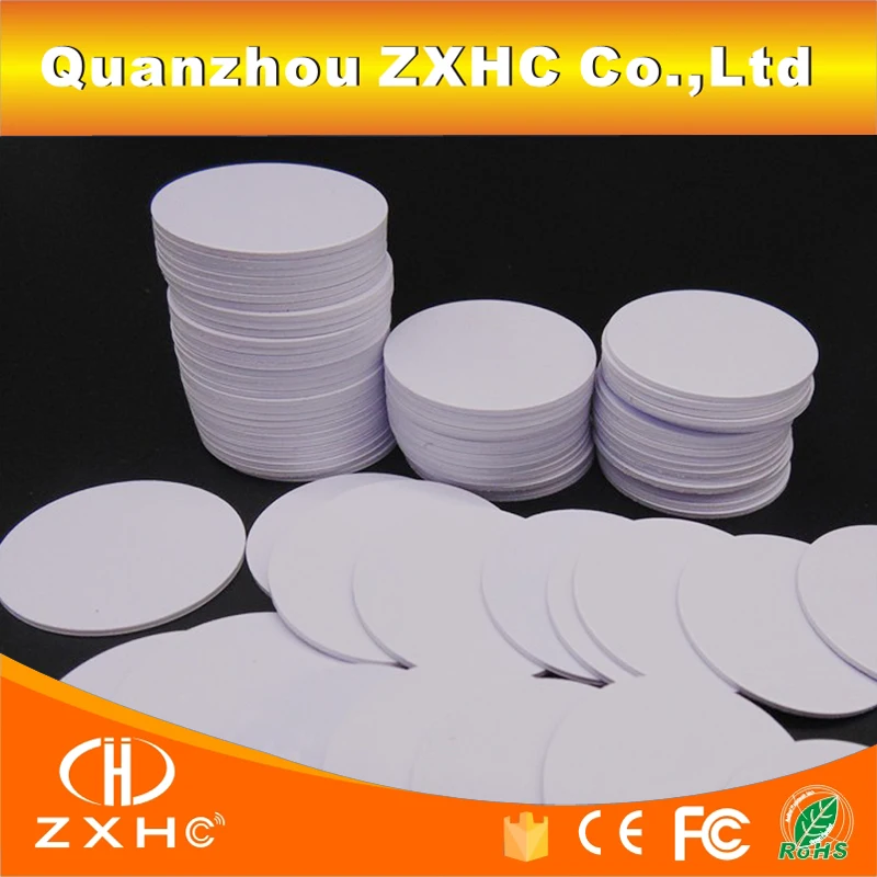 (10 шт.) ISO 15693 I code Slix (Icode2) RFID 30 мм ПВХ бирка для монет|Карты контроля доступа| |