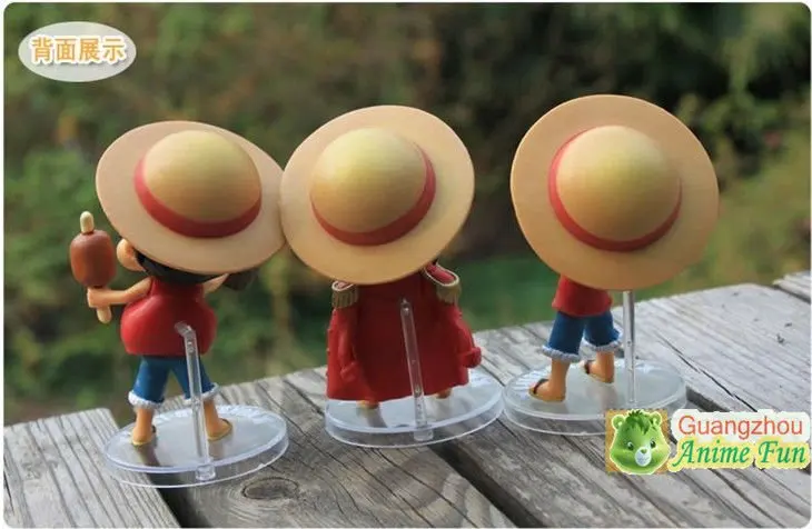 3 шт./лот Luffy наборы фигурок Обезьяна D игрушки ПВХ фигурка 13 см|luffy figure|figure setmonkey d