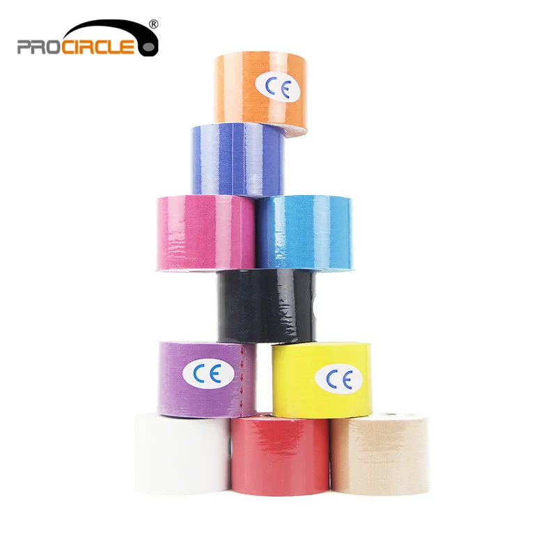 Кинезиологическая лента Procircle 6 шт./корт. 5 см x м в рулонах Водонепроницаемая