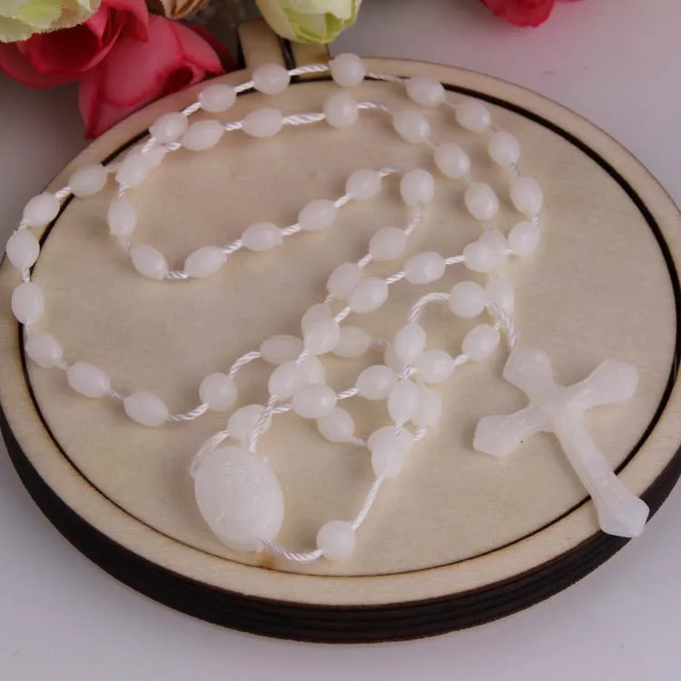 Бесплатная доставка четки ожерелье пластиковые Религиозные 100 шт. модные