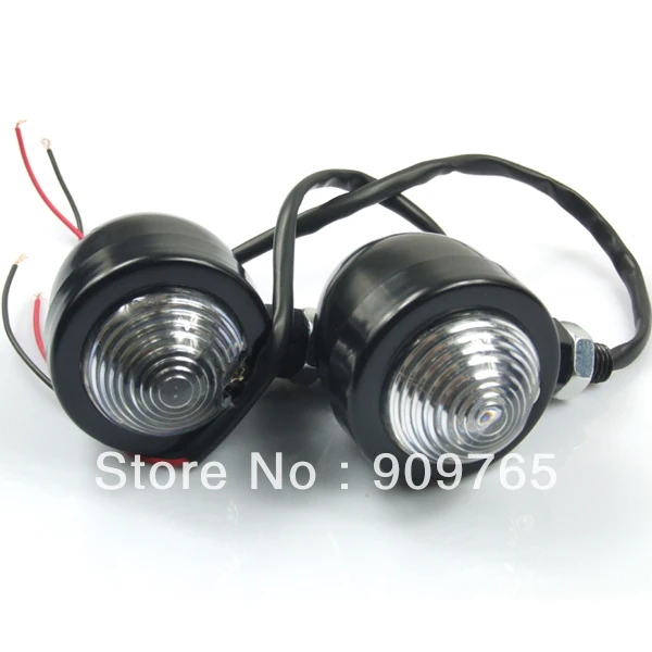 1 пара 2х панхед черный сигнал поворота Универсальный крейсер Чоппер на заказ