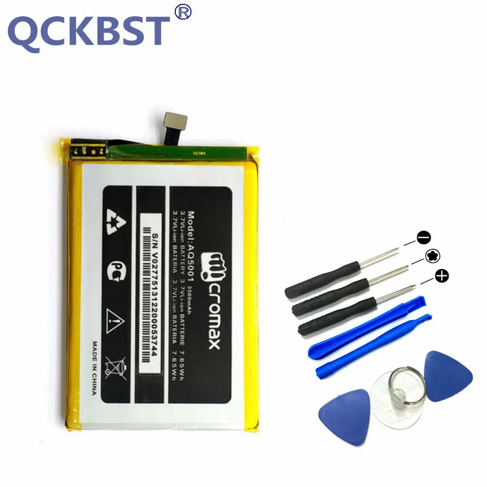 QCKBST новый аккумулятор AQ 5001 Для Micromax AQ5001 ZAW1055QAA аккумуляторы для сотового телефона