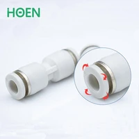 pu 4 pneumatic quick plug connection through pu4 4mm od hose tube one touch push in union straight plasic connectors fittings
