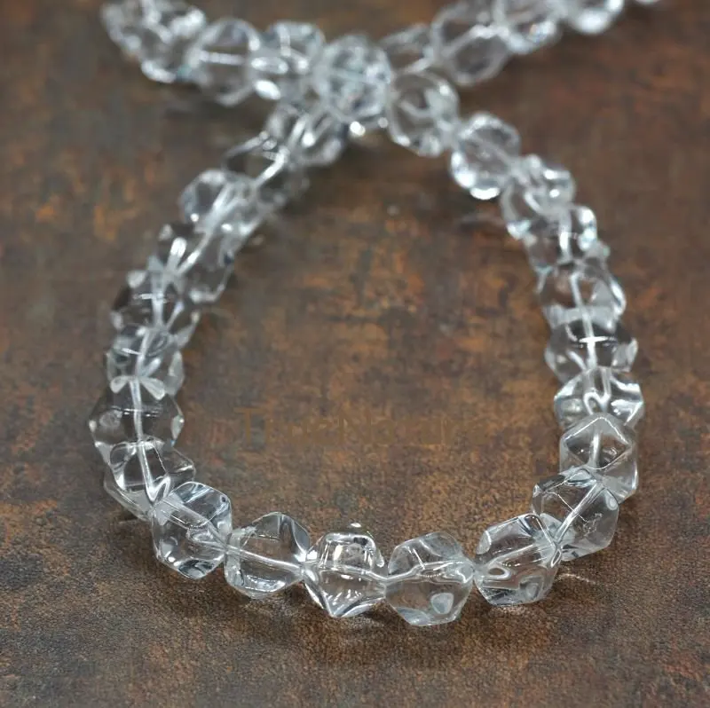 

Latest New Crystal Quartzs Beads Jewelry Clear Nugget Crystal Loose Beads Full Strand Nugget Jewelry In 13*12 mm BE5654