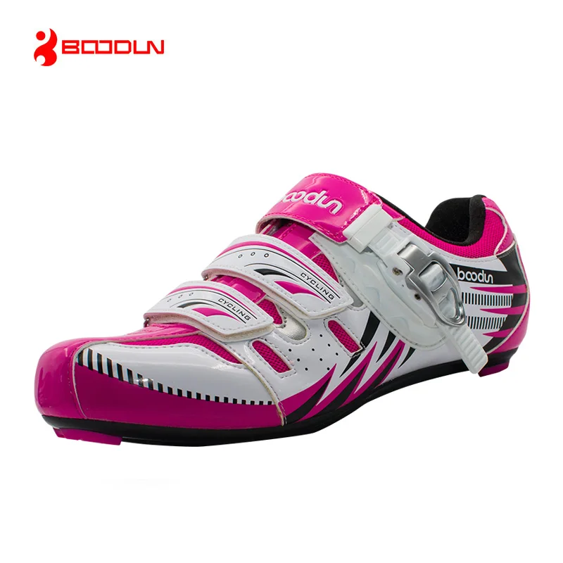 BOODUN профессиональная шоссе дорога велосипедные туфли Для женщин для