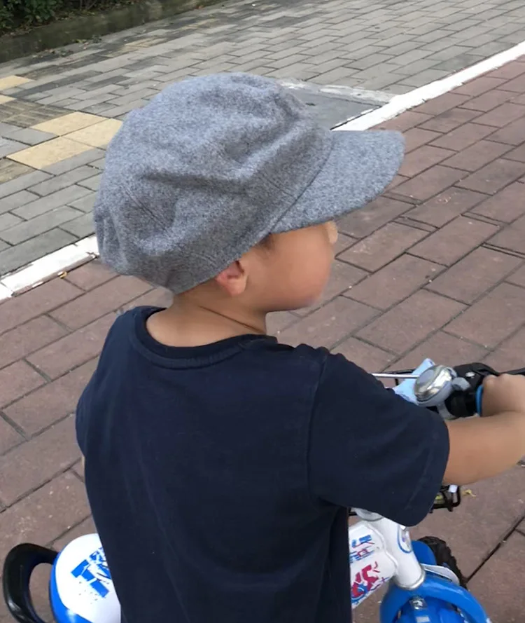 Детская кепка Newsboy, шерстяная восьмиугольная шапка, осенне-зимняя повседневная модная шапка, детская шапочка от солнца