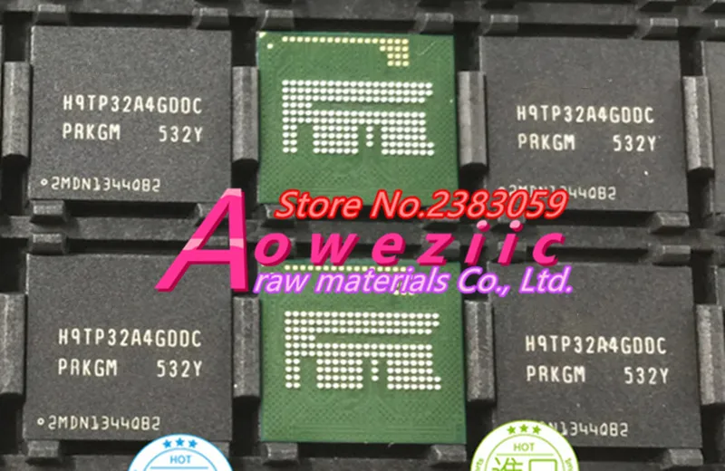Aoweziic 100% Новый оригинальный H9TP32A4GDDCPR-KGM BGA чип памяти H9TP32A4GDDCPR KGM | Электроника