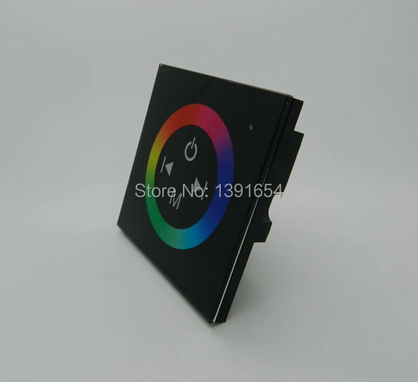 DC12-24V Сенсорная панель RGB LED контроллер настенное крепление полный цвет Диммер