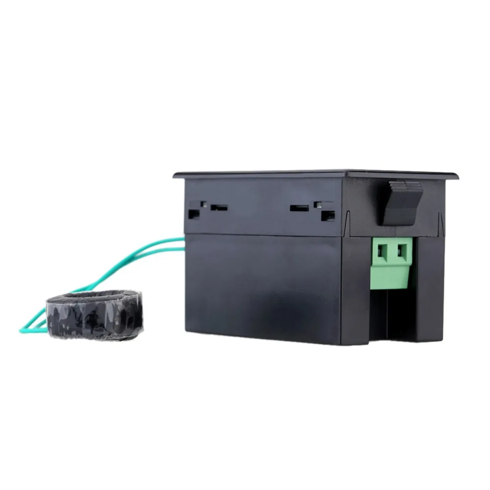 Светодиодный цифровой вольтметр Амперметр двойной дисплей тестер ЖК Панель