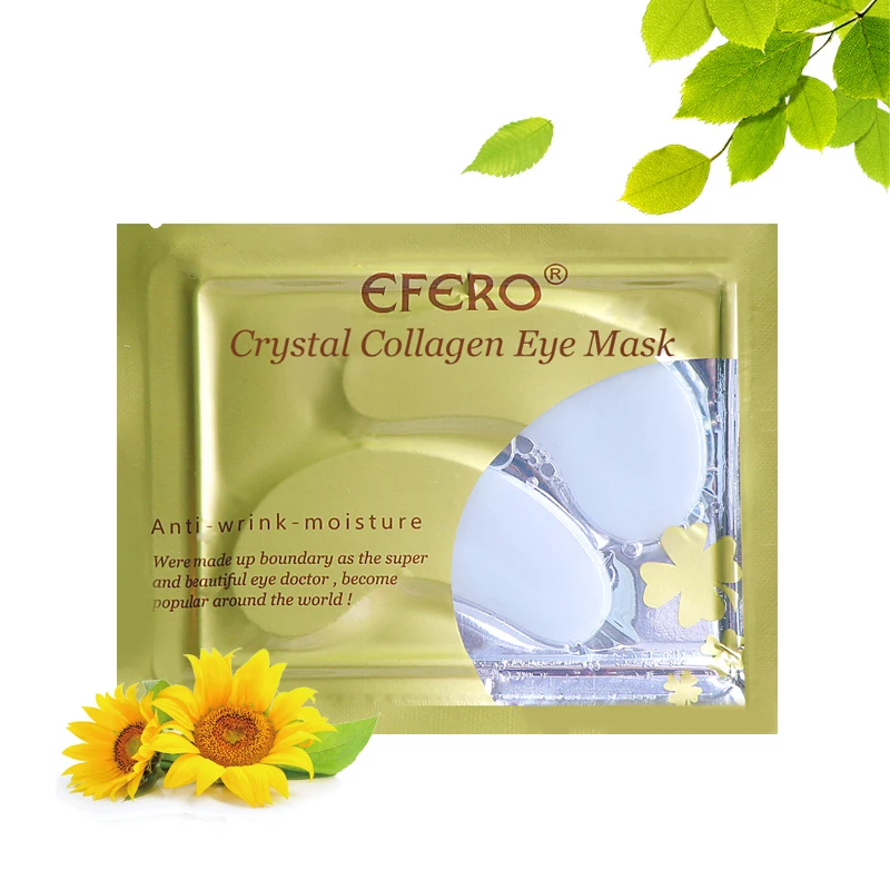 Efero кристальная маска для глаз коллагеновые нашивки Корея Hdrogel анти-отечность