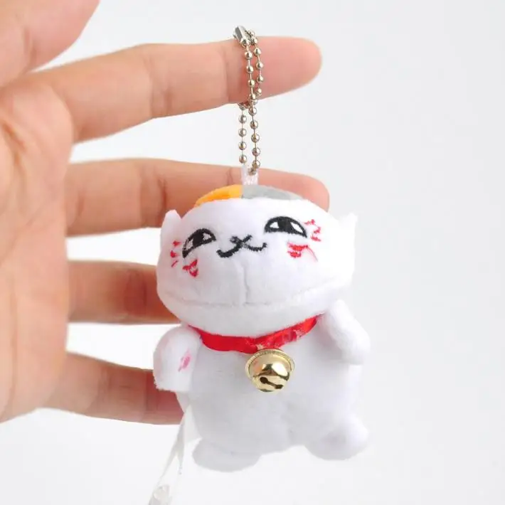 1 шт. симпатичная подвеска в виде кошки 9 см natove Yuujinchou Nyanko Sensei брелок плюшевая кула