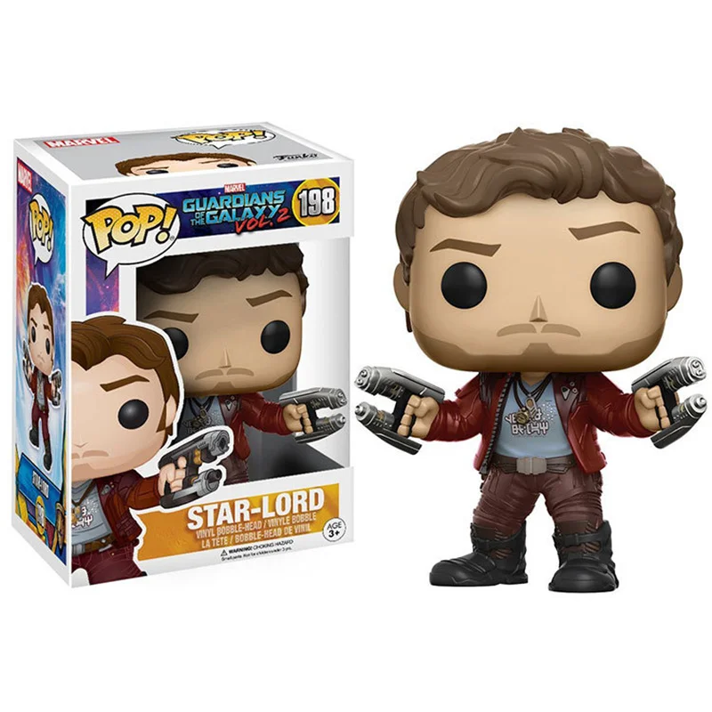 FUNKO POP Marvel movie toys Guardians of the Galaxy 2 Rocket Grootted экшн фигурка коллекция игрушек для детей