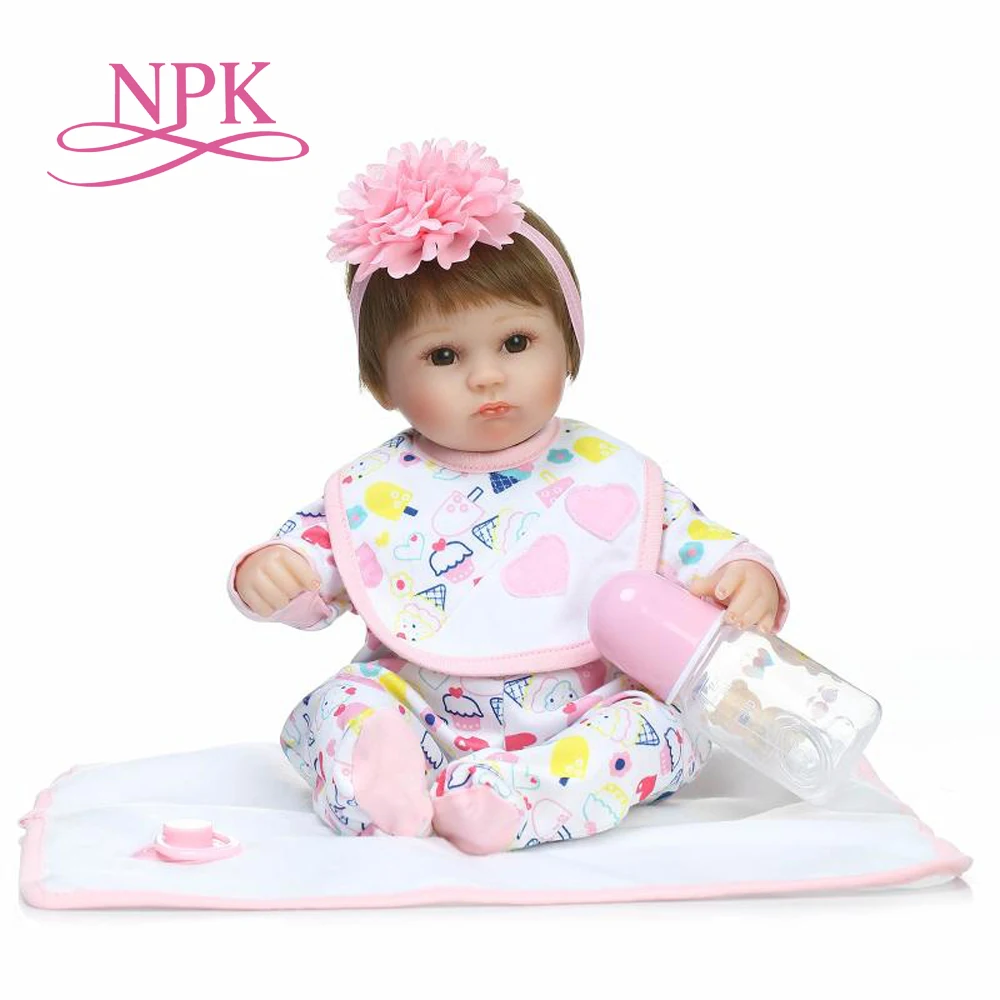 Реалистичная мягкая милая кукла NPK premmie baby bebes reborn игрушки для детей