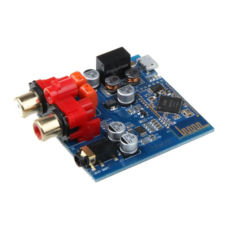 Мини стереоприемник CSR64215 5 в пост. Тока Hi Fi аудио Bluetooth 4 2 поддержка платы APTX чехол