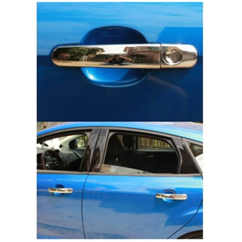 Хромированная накладка на дверные ручки для Ford focus 2 3 2005 2011 2012 2013 ABS автомобильные