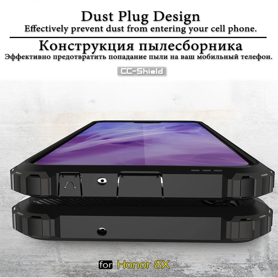 Armor Case for Huawei HONOR 8X X8 JSN-L22 JSN-L21 JSN-L23 HONOR8X Phone 8 X JSN L21 L22 L23 Frame Cover |