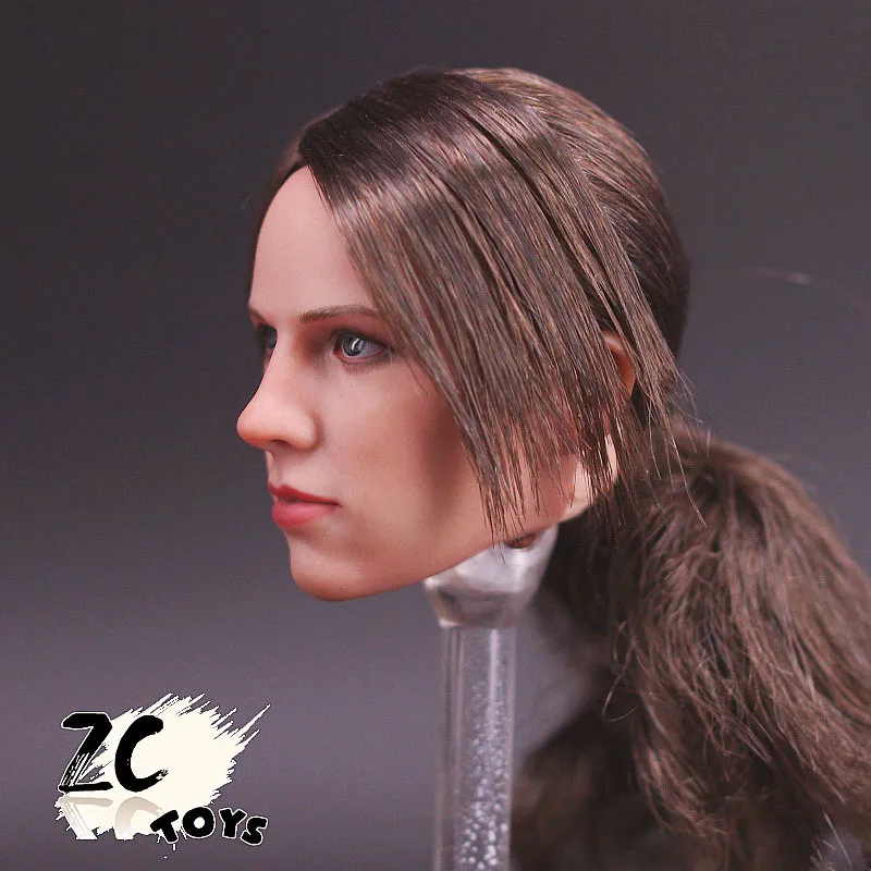 

Скульптура головы ZCtoys, металлическая шестерня, твердая снайперская Тихая JINGJING, резьба по волосам, индивидуальные аксессуары в масштабе 1/6 д...