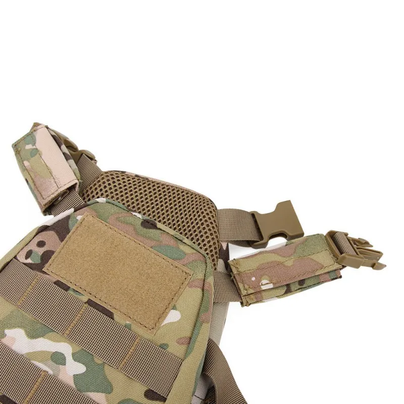 

Outdoor Hunting Vests Kids Mini Airsoft Tactical Hunting Vest with Patrol Belt Molle Combat Vest XS/S for Kids 2-6 years