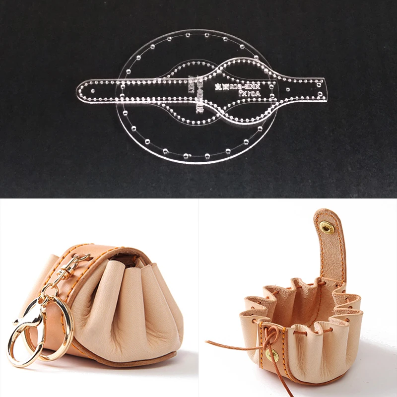 1 комплект женская кожаная акриловая сумка брелок для ключей монет трафарет