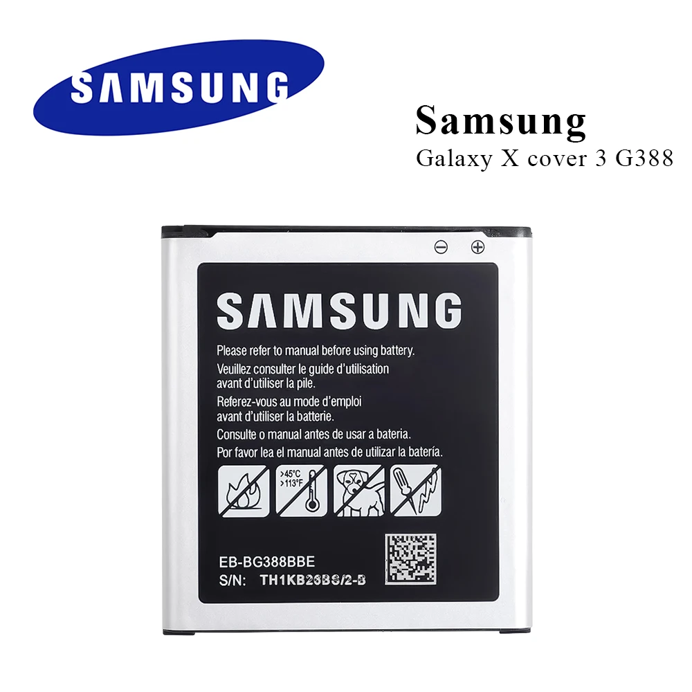 Оригинальная Аккумуляторная батарея для Samsung Galaxy Xcover 3 G388 G388F G389F akku 2200 мАч