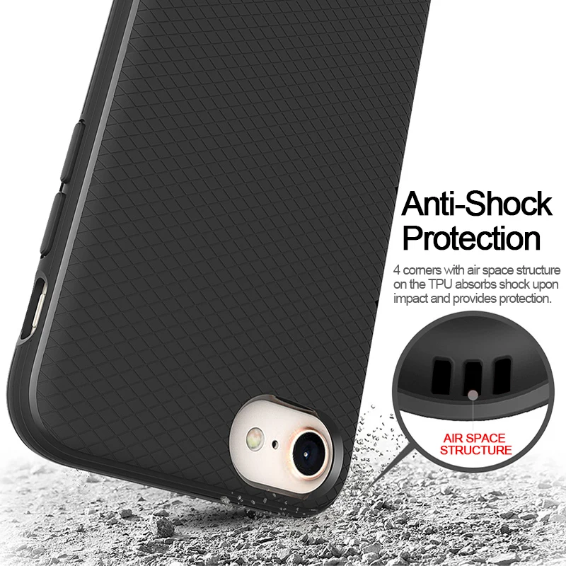 Чехол для телефона toyko с защитой от ударов для iPhone 6, 6s, 7, 8 Plus, Ударопрочный Мягкий ТПУ бампер, задняя крышка для мужчин, бизнес, геометрический узор