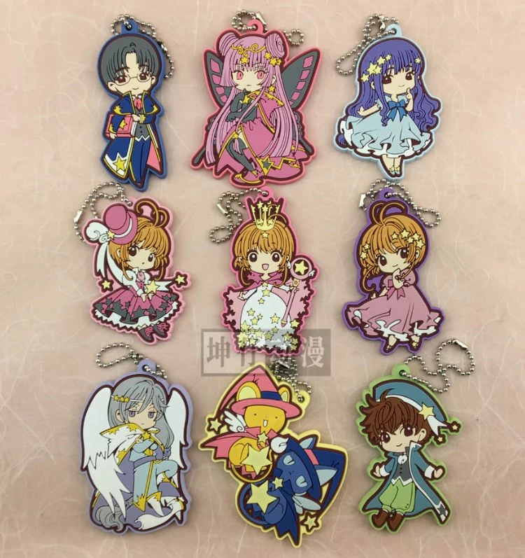 Резиновый брелок KINOMOTO SAKURA Anime CARDCAPTOR Tomoyo daiduji | Украшения и аксессуары