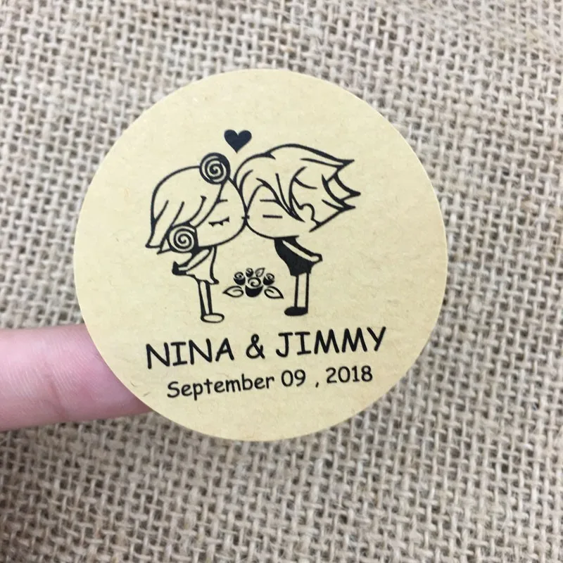 1000 шт Свадебные помолвки Детские этикетки для продуктов душа