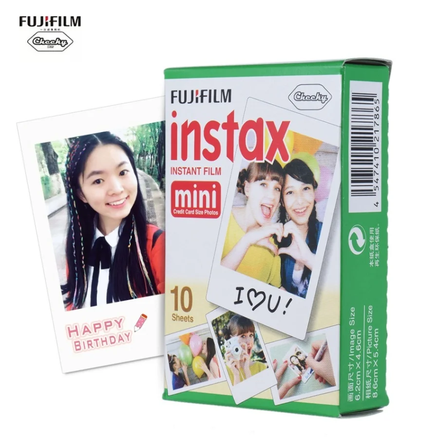 Белая пленка для Fuji Instax Мини-пленка Бумага 10/20 Вт, 30 Вт/40/50/60/80/100 лист для ЖК-дисплея с подсветкой Fujifilm Instax Mini 9/фотоаппаратов моментальной печати 7 s/8/25/90 Instax Камера камер Мгновенной Печати Mini 8 9 пленка - Цвет: 10 pcs