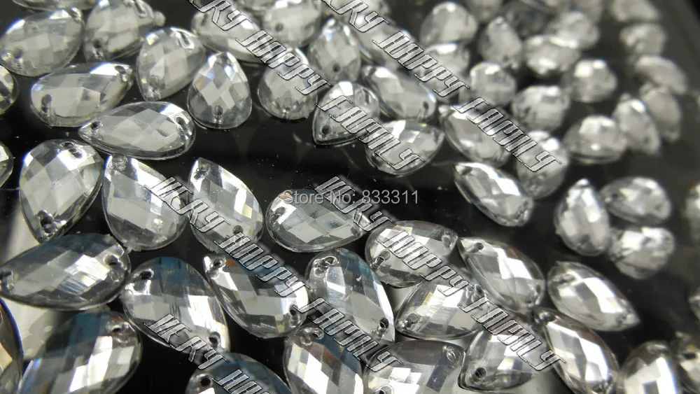 

Drop 600pcs 8x13mm Acrylic Beads Silver Color Rhinestones Stones Gem 2 Holes Loose Beads ysdw-y-0813 Flatback Crystals Beads Diy
