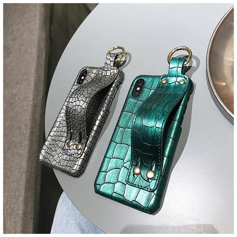 Роскошный чехол из крокодиловой кожи с рисунком для iPhone XS MAX 6s/6/7/8 Plus X XR роскошные
