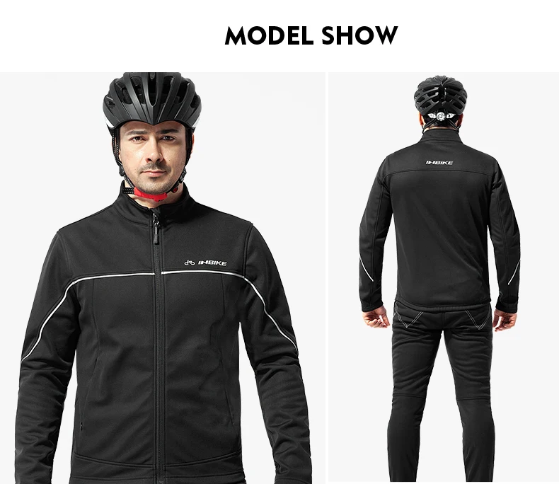 INBIKE Мужские Зимние флисовые ветрозащитные термоштаны для велоспорта, бега, пешего туризма, спорта на открытом воздухе