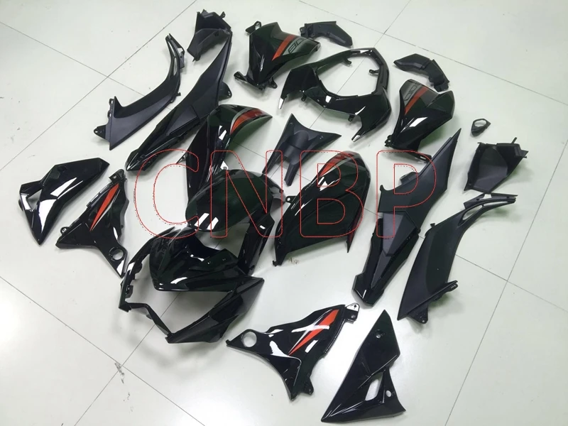 Обтекатели Z 800 2013 2016 черные наборы обтекателей для Kawasaki Z800 2014 без краски|Полные
