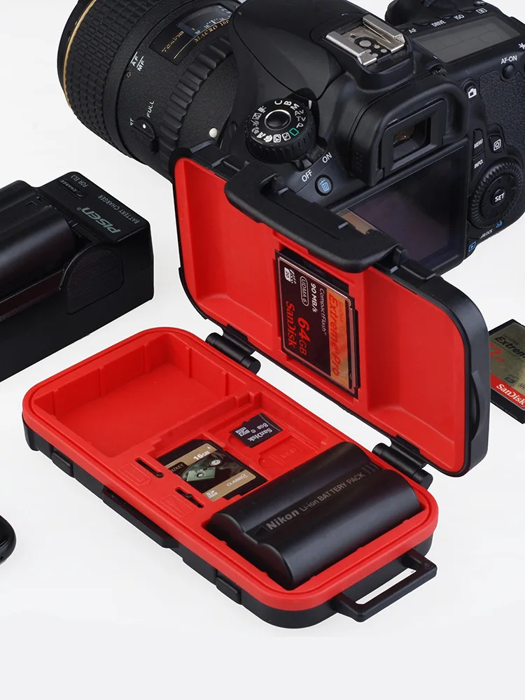 Водонепроницаемый аккумуляторный отсек для камеры чехол батареи Canon Sony LP E6 Nikon E17