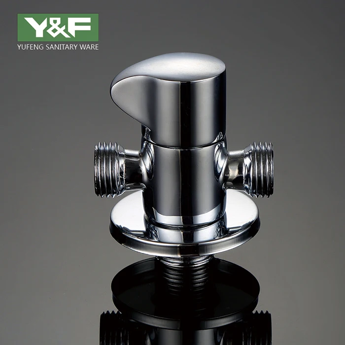 Лидер продаж 2015 модный нескользящий угловой клапан из латуни и меди для ванной