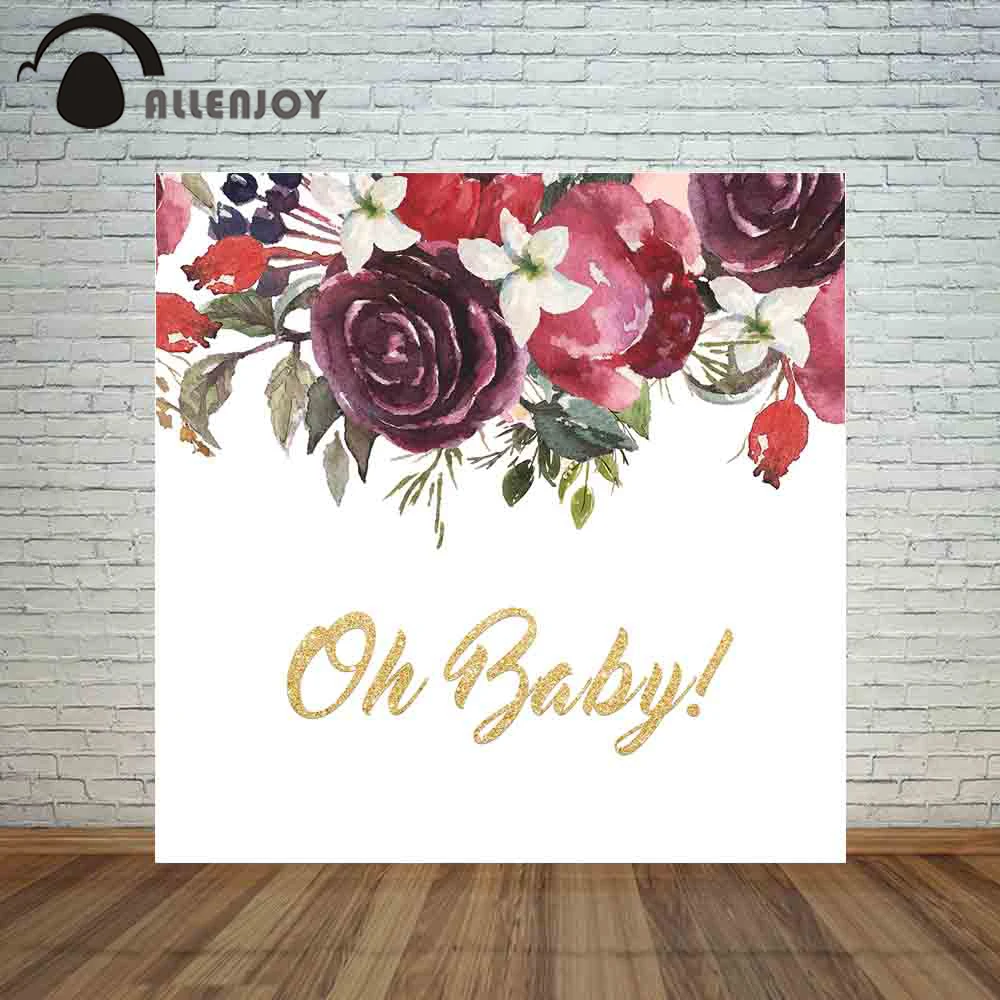 Фон для фотосъемки Allenjoy Романтическая любовь Золотой художественный ручная