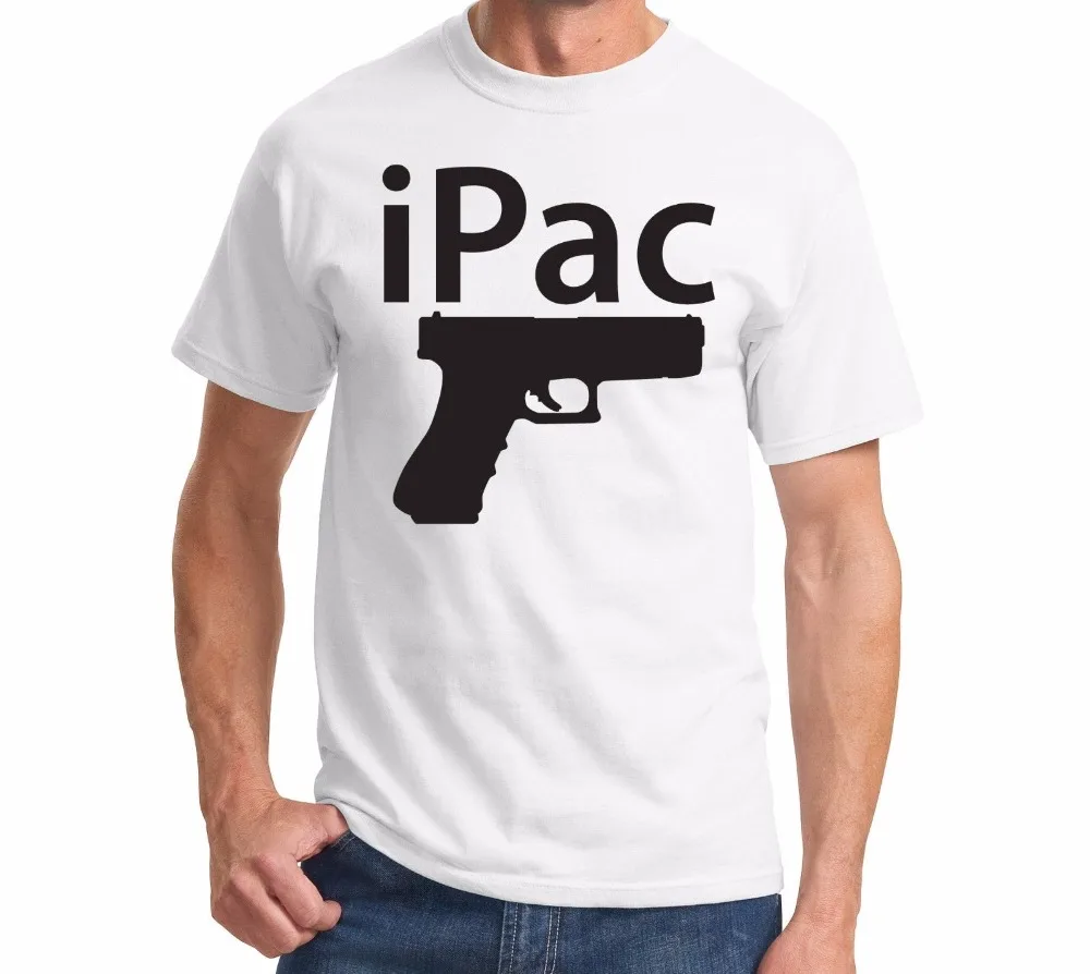 Humour iPac Pistol Second advation 2 й пистолет права скрытый носить тройник футболка Новое