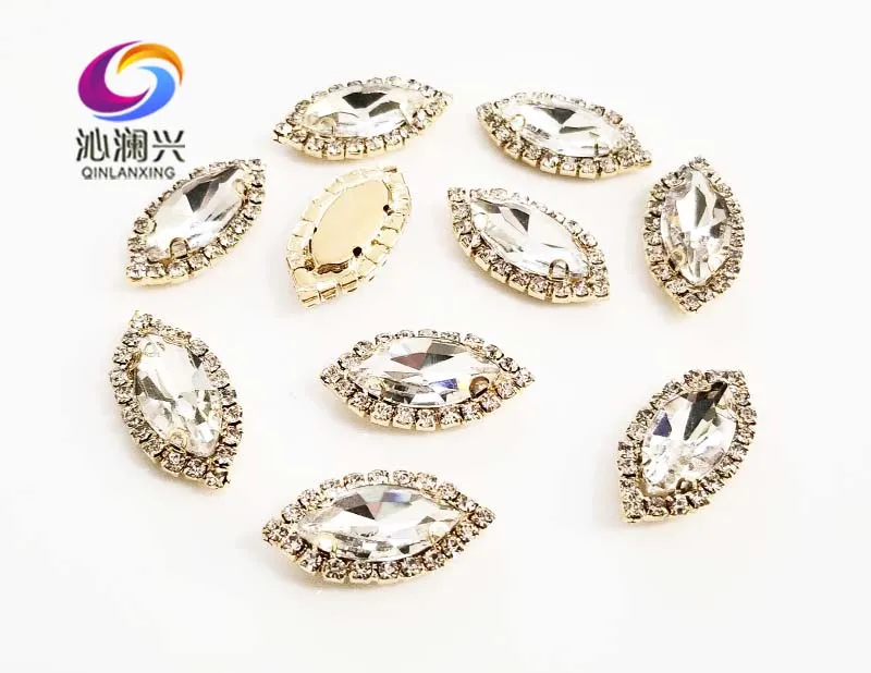 Золотая нижняя белая стеклянная Хрустальная Пряжка высшего класса в форме глаза