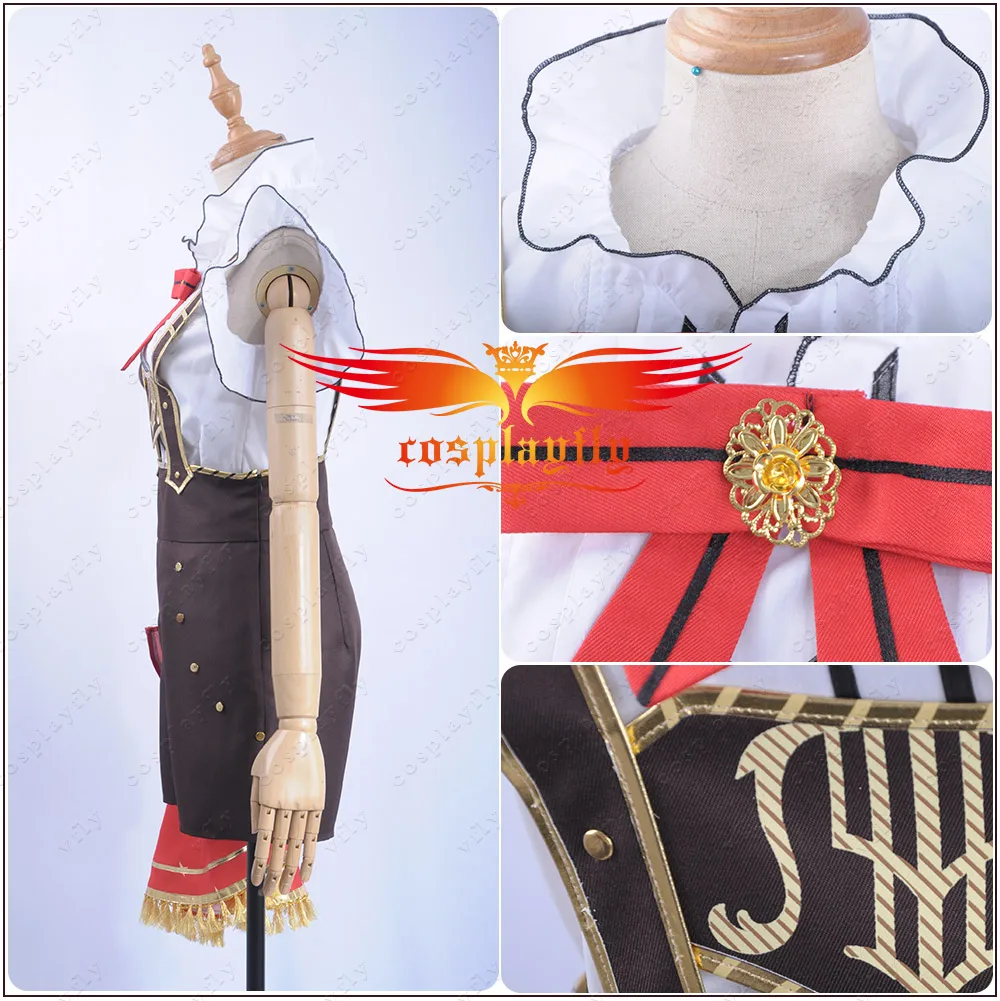 Игра LoveLive! Sunshine! Женский костюм для косплея Aqours Bremen Band Watanabe You комбинезон с