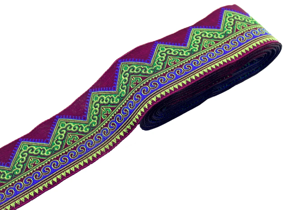 5 см ширина 7 ярдов национальная кружевная лента с вышивкой для материалы для ручных поделок швейная лента для одежды аксессуары