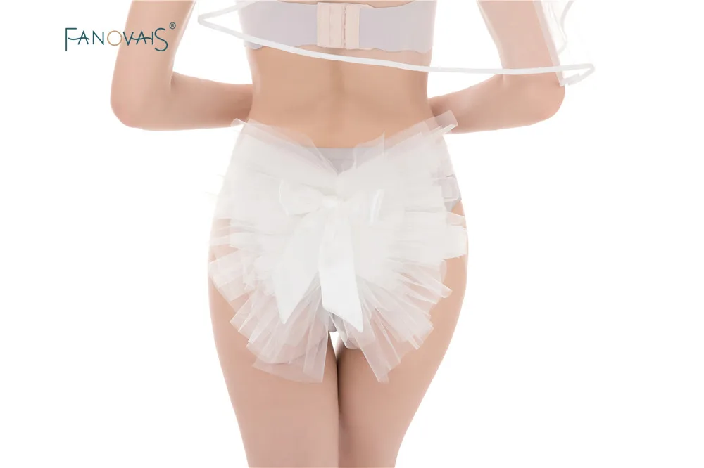 Лидер продаж цвета слоновой кости/белый Booty вуаль набор бикини девичник