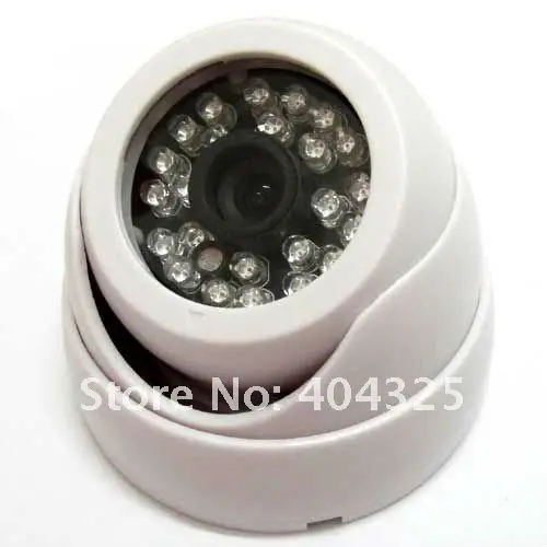 

1/3" 420TVL SONY CCD IR Color CCTV Indoor Dome Security Wide Angle Camera 24 LEDs Night Vision