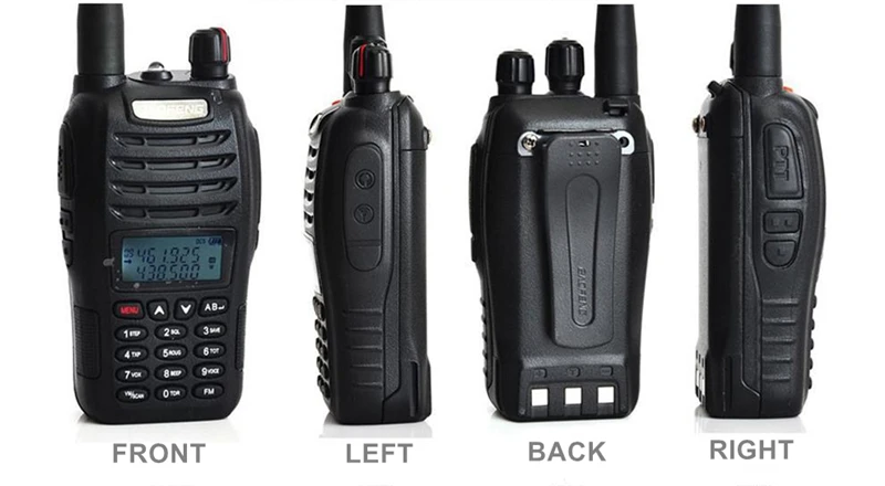 2 шт BaoFeng UV-B6 Портативный иди и болтай Walkie Talkie “иди и УФ B6 двухстороннее радио двухдиапазонный УКВ/UHF Woki токи 5 Вт фм радио станция