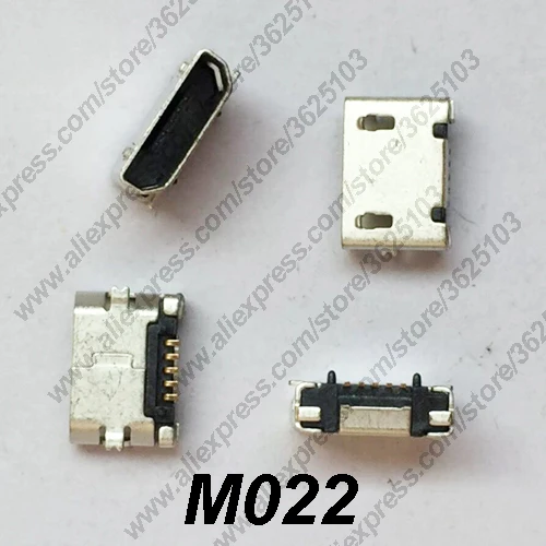 50 шт. M022 микро USB разъем SMT Зарядка телефона хвост Разъем 2 0 Женский мини 5Pin|socket