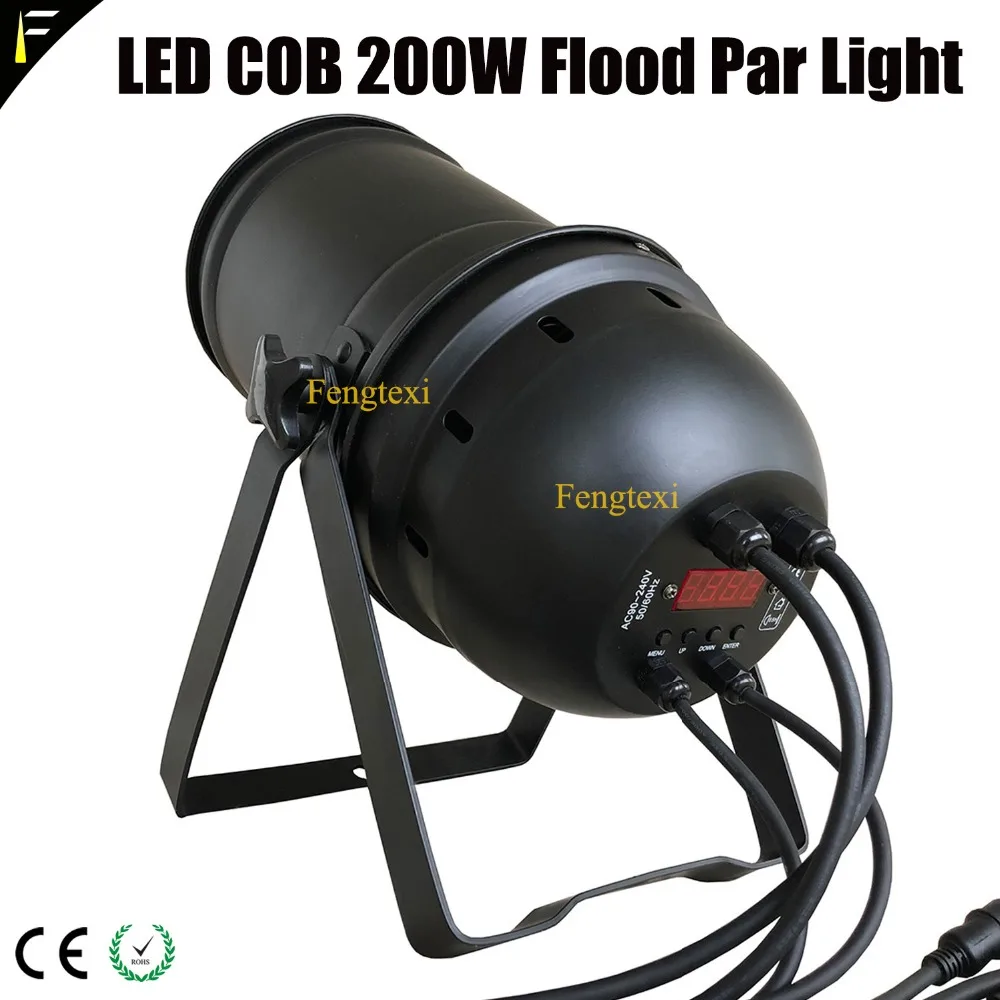 2 шт. точесветильник светильник COB LED 200w Zoom 15 ~ 50 градусов студийсветодиодный Par с